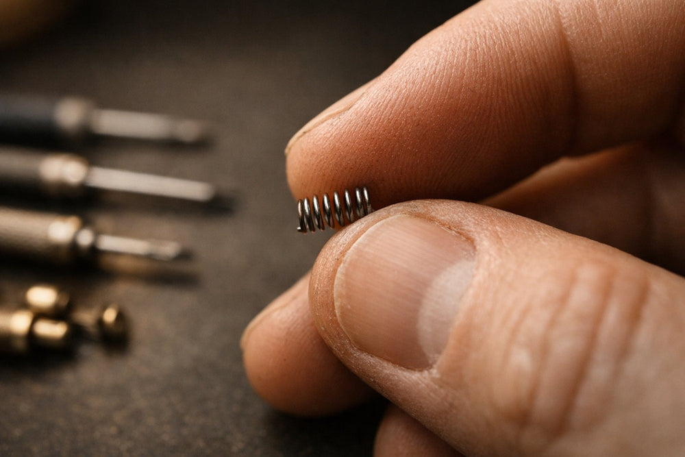 Close-up of a precision-made Nokka part