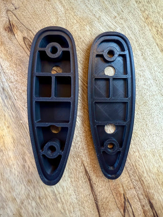 LOP spacer kit installed between Tikka stock and recoil pad - bolt-on, fully reversible