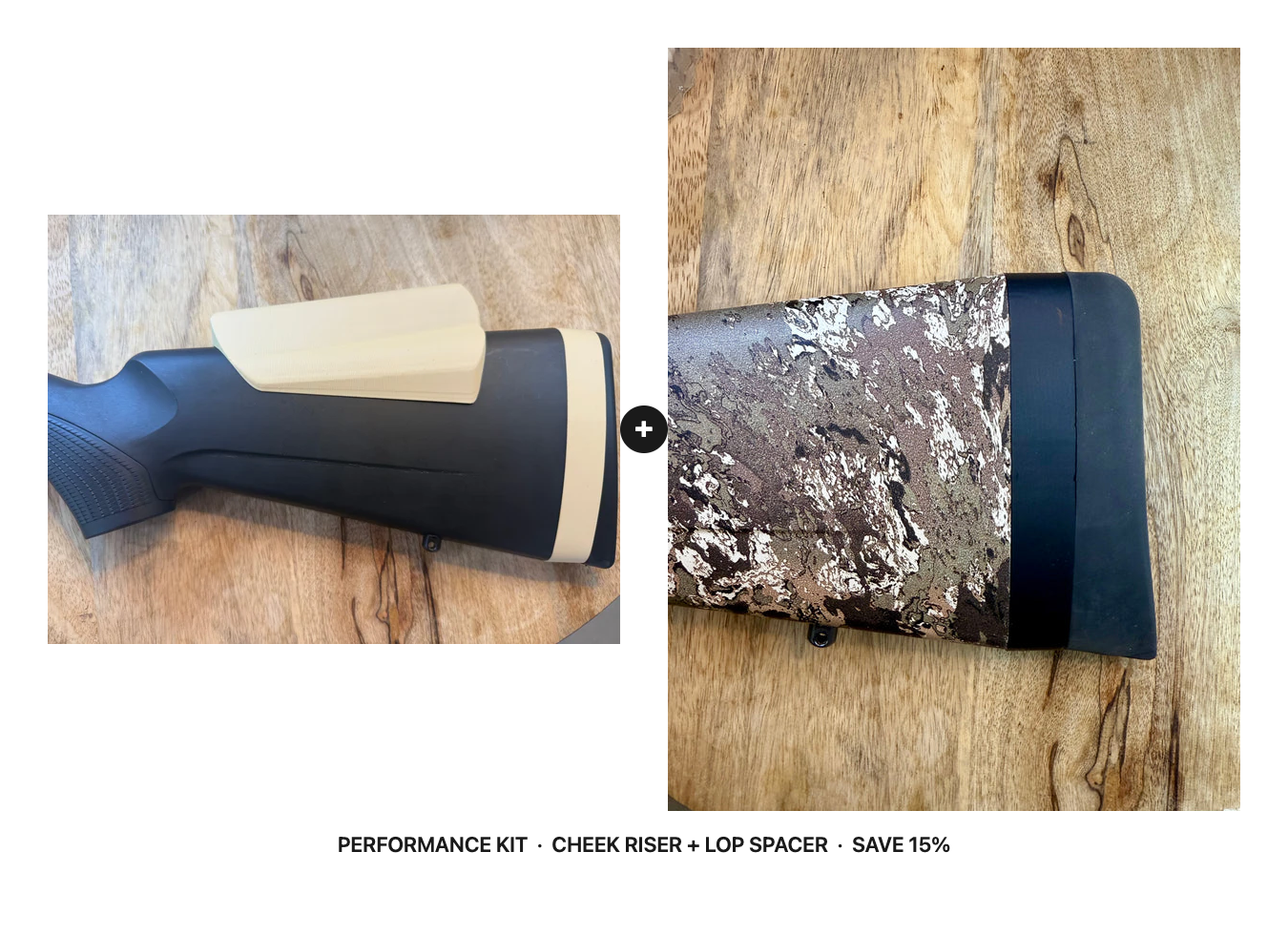 Nokka Performance Kit — Cheek Riser and LOP Spacer Kit Bundle for Tikka T3x and T1x