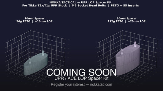 Nokka Tactical UPR / ACE LOP Spacer Kit — Coming Soon